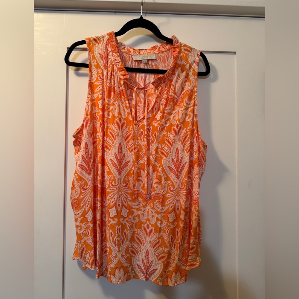 NWOT- Women’s Loft Sleeveless Blouse Size- XL